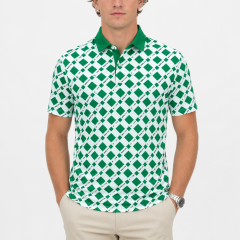 メンズチェック柄ゴルフポロシャツ、www.nearlonggolf.com、メンズ用チェック柄ゴルフポロシャツ | カスタムOEMサプライヤー