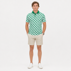 メンズチェック柄ゴルフポロシャツ、www.nearlonggolf.com、メンズ用チェック柄ゴルフポロシャツ | カスタムOEMサプライヤー