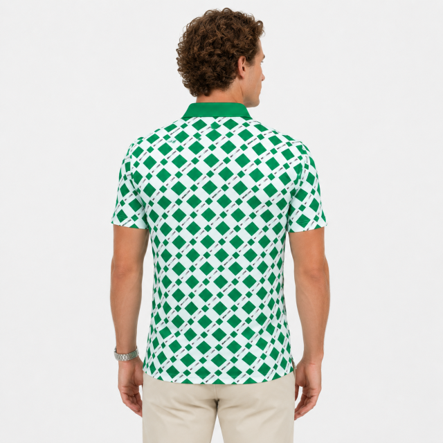 メンズチェック柄ゴルフポロシャツ、www.nearlonggolf.com、メンズ用チェック柄ゴルフポロシャツ | カスタムOEMサプライヤー