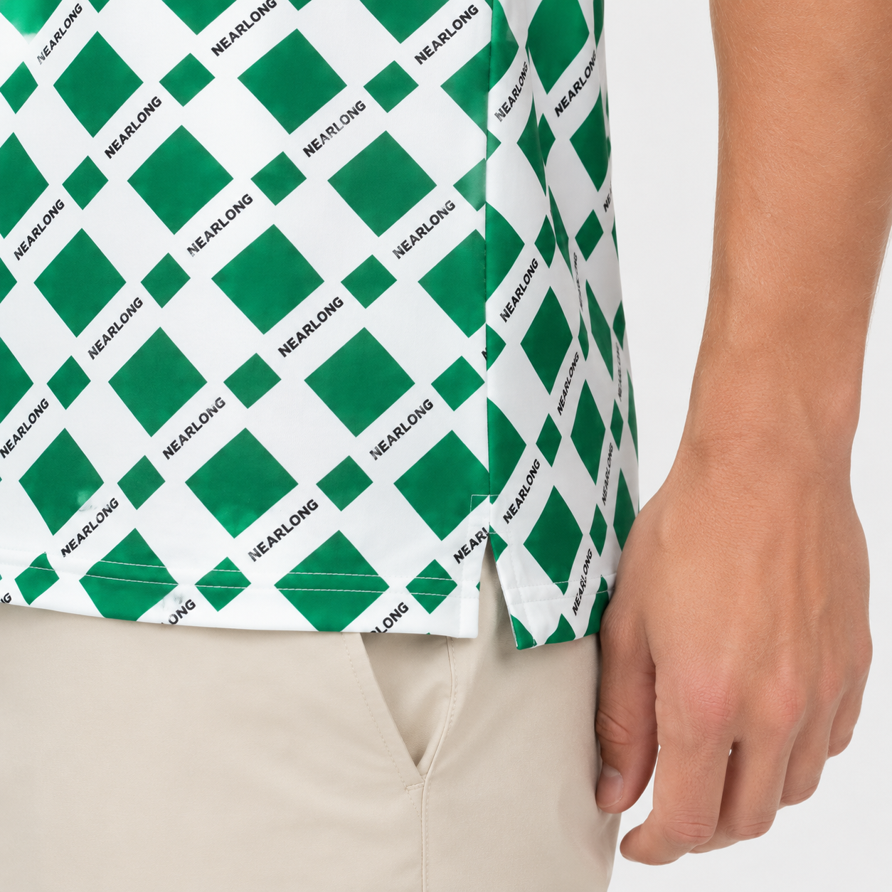 メンズチェック柄ゴルフポロシャツ、www.nearlonggolf.com、メンズ用チェック柄ゴルフポロシャツ | カスタムOEMサプライヤー