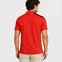 Men's Red Golf Polo Shirt,www.nearlonggolf.com,Red Golf Polo Shirts for Men | Custom OEM Manufacturer