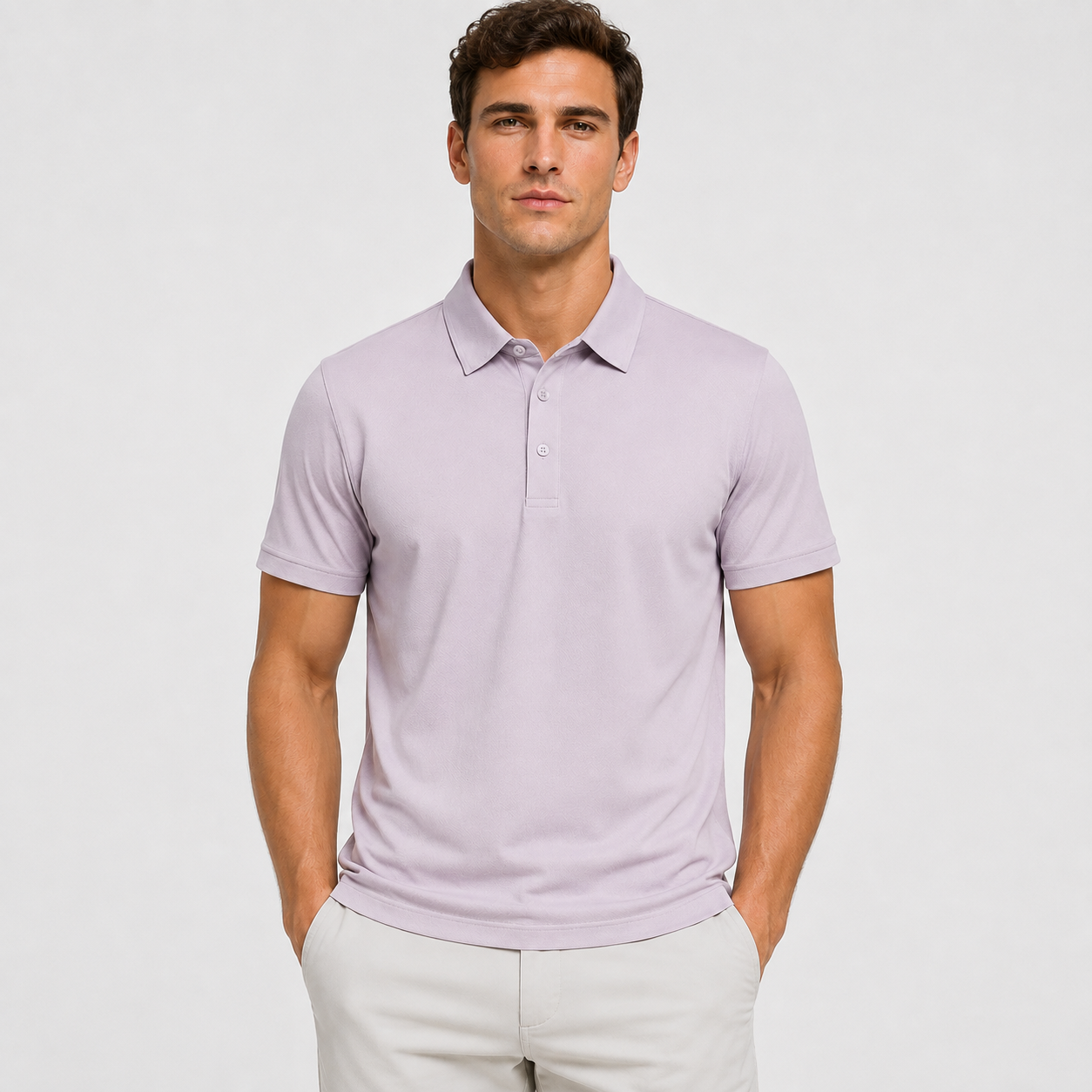 Men's Solid Golf Polo Shirt,www.nearlonggolf.com,Solid Golf Polo Shirts for Men | Private Label OEM