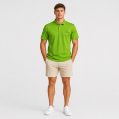 Men's Green Golf Polo Shirt,www.nearlonggolf.com,Green Golf Shirts for Men | Wholesale Custom Polo Supplier