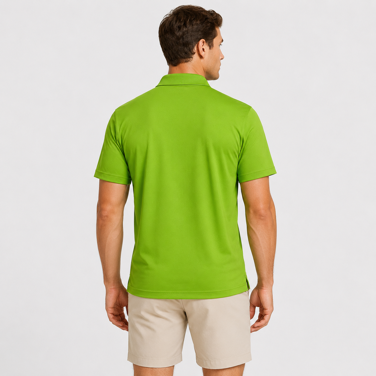 Men's Green Golf Polo Shirt,www.nearlonggolf.com,Green Golf Shirts for Men | Wholesale Custom Polo Supplier