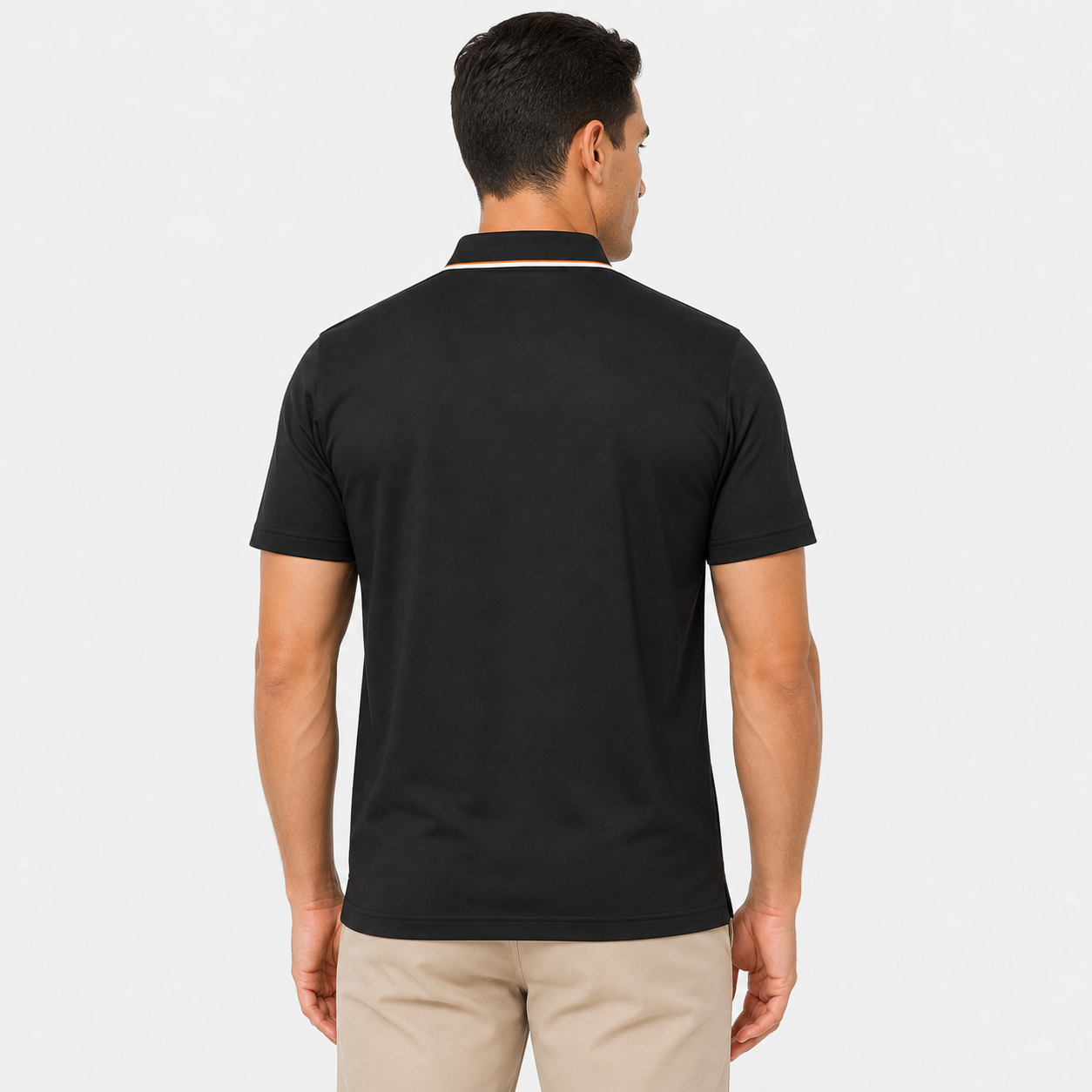 Men's Black Golf Polo Shirt,www.nearlonggolf.com,Black Golf Polo for Men | Custom Logo & Private Label