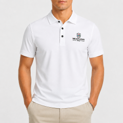 Men's White Golf Polo Shirt,www.nearlonggolf.com,White Golf Polo Shirts for Men | Custom Logo OEM