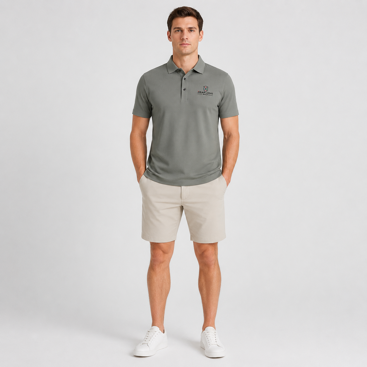 Men's Performance Golf Polo Shirt,www.nearlonggolf.com,Men's Performance Golf Polo Shirt Breathable Sports Wear