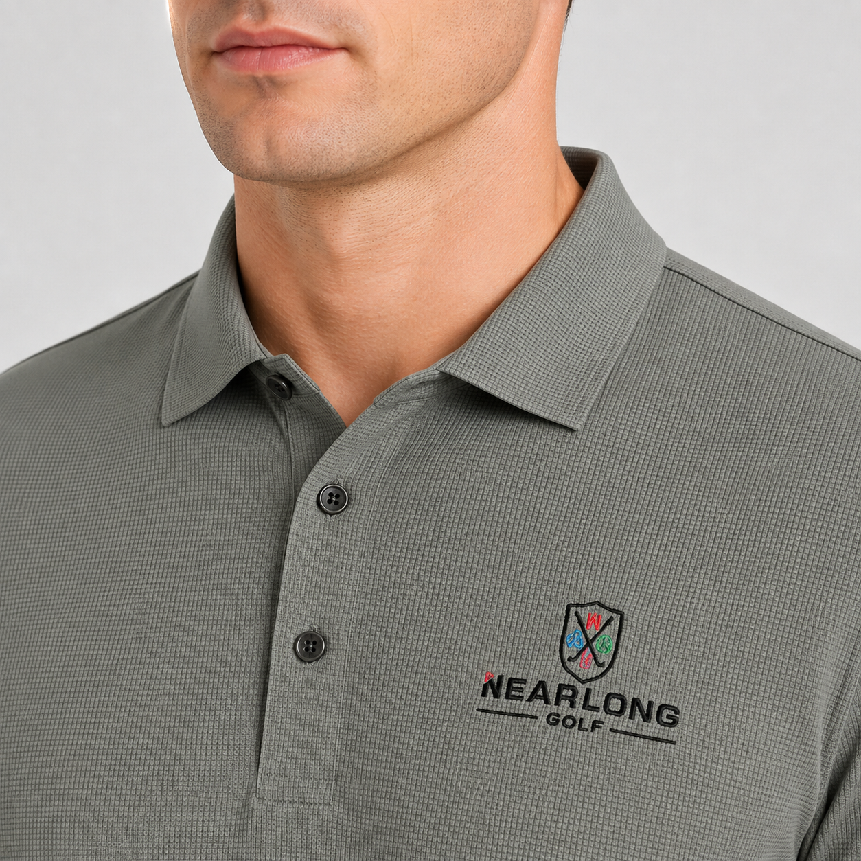 Men's Performance Golf Polo Shirt,www.nearlonggolf.com,Men's Performance Golf Polo Shirt Breathable Sports Wear