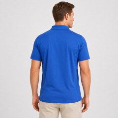 Blue Golf Polo for Men,www.nearlonggolf.com,Blue Golf Polo for Men | Private Label Golf Apparel