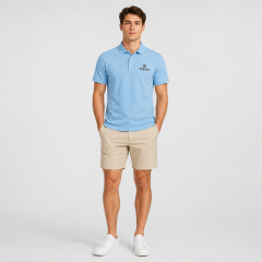 Men's Light Blue Golf Shirt,www.nearlonggolf.com,Light Blue Golf Shirt for Men | OEM Golf Clothing