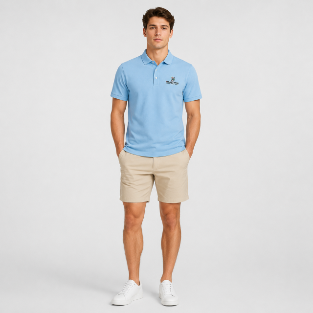 Men's Light Blue Golf Shirt,www.nearlonggolf.com,Light Blue Golf Shirt for Men | OEM Golf Clothing