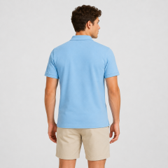 Men's Light Blue Golf Shirt,www.nearlonggolf.com,Light Blue Golf Shirt for Men | OEM Golf Clothing