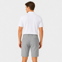Grey Golf Shorts for Men,www.nearlonggolf.com,Grey Golf Shorts for Men | Flat Front Custom Golf Shorts