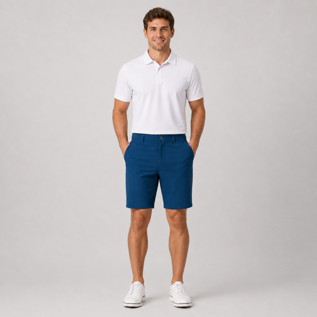 Navy Tailored Golf Shorts,www.nearlonggolf.com,Navy Tailored Golf Shorts | Private Label Men's Apparel