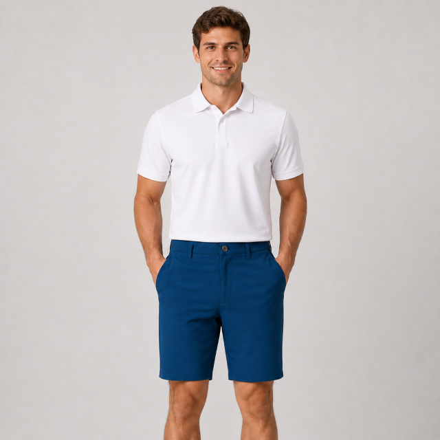 Navy Tailored Golf Shorts,www.nearlonggolf.com,Navy Tailored Golf Shorts | Private Label Men's Apparel
