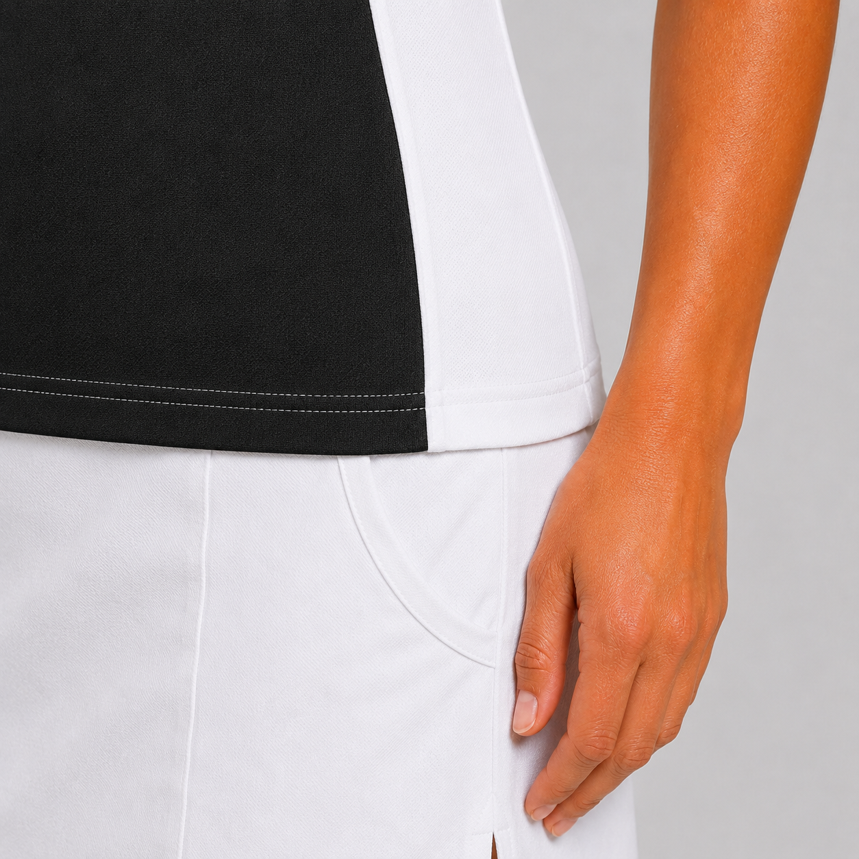 Women's White Golf Skort,www.nearlonggolf.com,Women's White Golf Skort | Classic Golf Skirt with Pockets