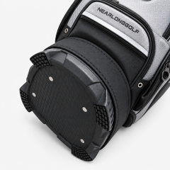 Golf cart bag reinforced base with durable support feet