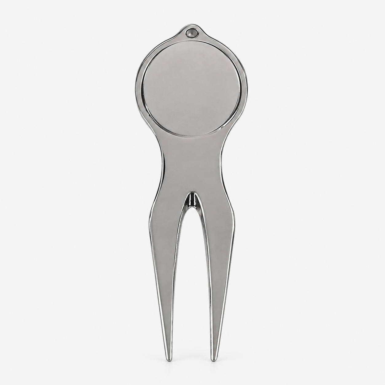 Golf divot tool back view for custom logo and bulk OEM orders
