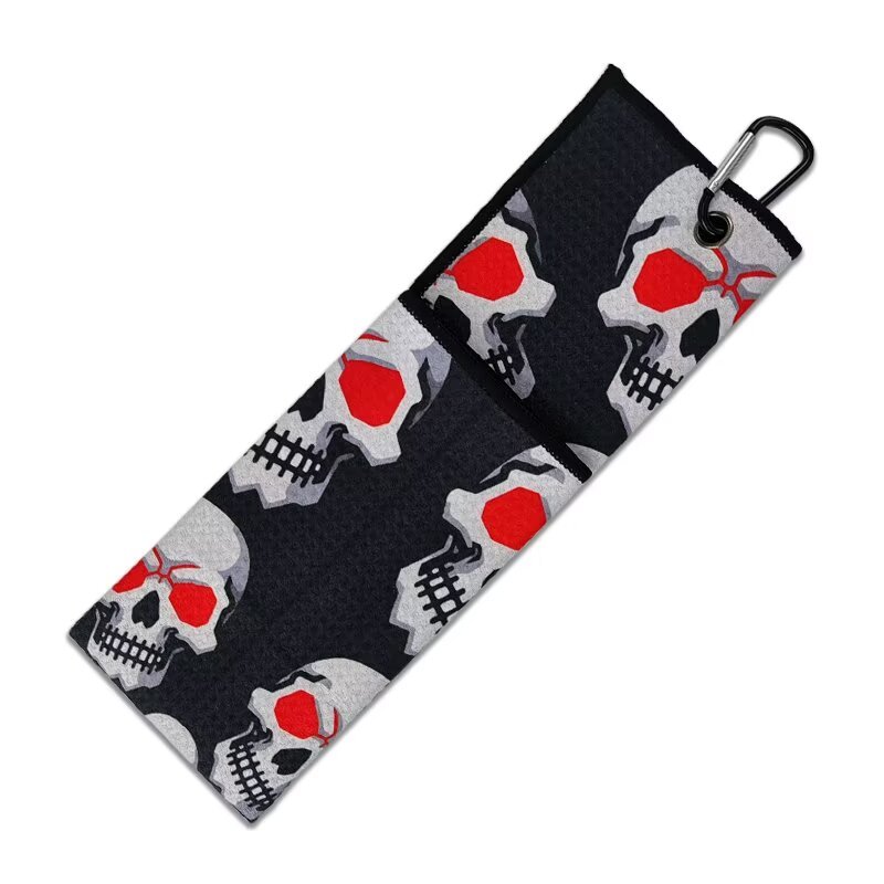 Skull Golf Towel