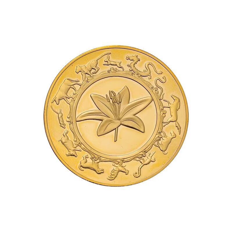 Custom metal golf coin marker with engraved back design