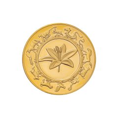 Custom metal golf coin marker with engraved back design