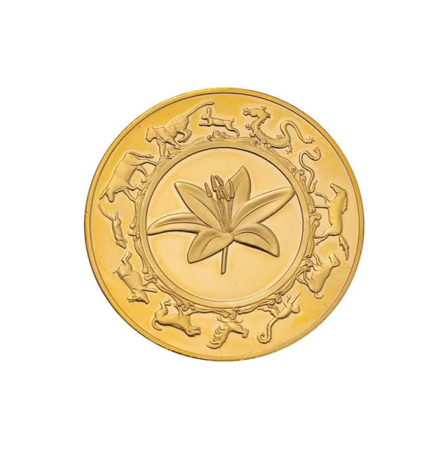 Custom metal golf coin marker with engraved back design