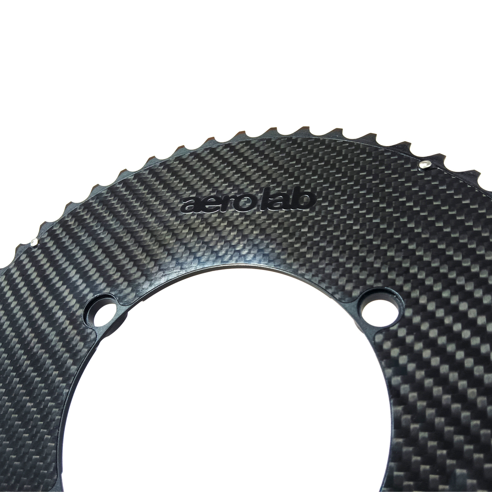 AERO LAB 2X 110BCD Carbon Fiber Chainring Compatible SHIMANO 105 R7100/ULTEGRA R8100/DURA-ACE R9100 R9200，Carbon plate bonded aluminum alloy Chainring