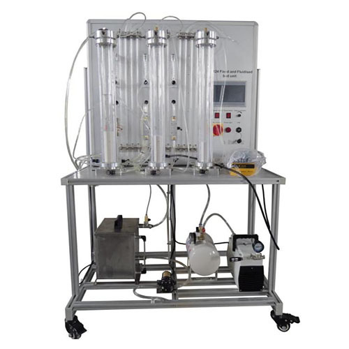 Peralatan Pelatihan Teknik Fluida Unit Rekayasa Fluida Unit Tempat Tidur Tetap dan Terfluidisasi, Peralatan Pengajaran, Peralatan Pendidikan.