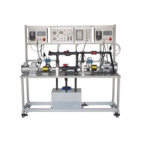 Bàn thí nghiệm nghiên cứu máy bơm ly tâm trong chất lỏng nối tiếp và song song Thiết bị đào tạo kỹ thuật Thiết bị giảng dạy Thiết bị thí nghiệm