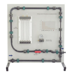 Потери энергии в элементах трубопроводов. Учебное оборудование по гидротехнике. Дидактическое оборудование.