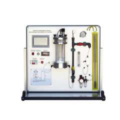 Dispositif pédagogique pour l'étude des échanges thermiques dans un lit fluidisé - Matériel de formation en ingénierie des fluides - Matériel didactique