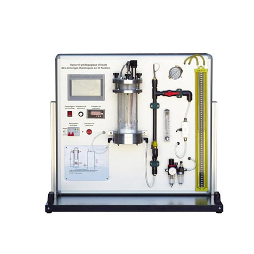 Dispositif pédagogique pour l'étude des échanges thermiques dans un lit fluidisé - Matériel de formation en ingénierie des fluides - Matériel didactique