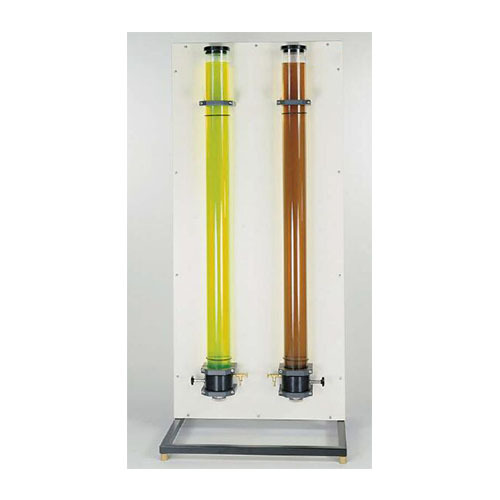 Détermination de la vitesse de sédimentation des fluides ; matériel de formation en ingénierie ; matériel pédagogique ; matériel éducatif