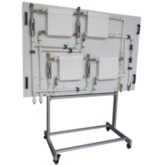 Painel de formação sobre radiadores, equipamento técnico didático, equipamento demonstrativo, equipamento para laboratório térmico.