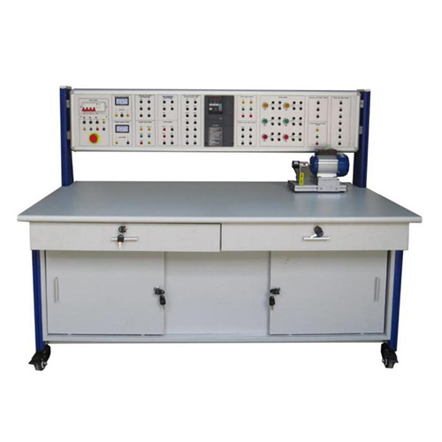 Motor And Frequency Converter Speed Control Trainer Electrical Lab Equipment Didactic Equipment Vocational Training Equipment