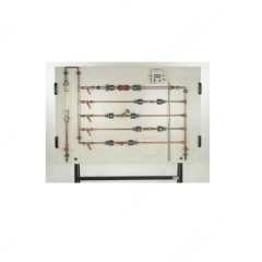 Tecnologia di installazione Perdite in valvole e raccordi Modello didattico Attrezzatura dimostrativa Attrezzatura da laboratorio termico