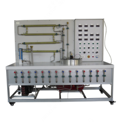 อุปกรณ์ฝึกอบรมสำหรับเครื่องแลกเปลี่ยนความร้อนประเภทต่างๆ อุปกรณ์สาธิตสำหรับห้องปฏิบัติการความร้อน