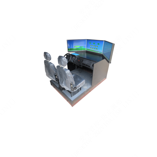 Simulator Mengemudi Mobil Standar (Tiga Layar) Peralatan Pelatihan Kejuruan Pengajaran Peralatan Didaktik Otomotif