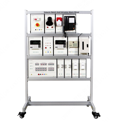 Didactic Bench Anti Intrusion Alarm Wired Didactic Training Classroom Training Set Building Automation Trainer