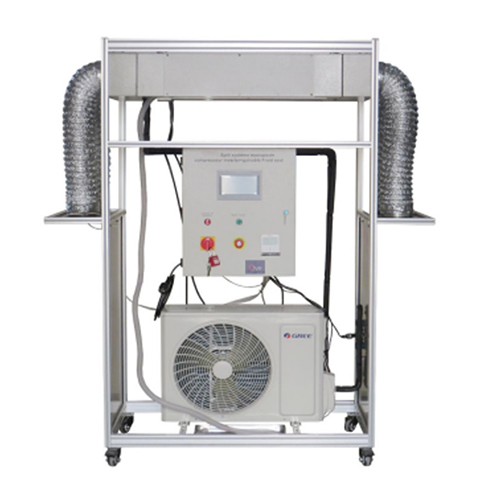 Sistema di compressore a condotto e inverter a stazione singola split Attrezzatura didattica per la formazione professionale