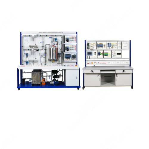 ชุดฝึกอบรมการควบคุมการสื่อสารเครือข่ายของซีเมนส์ อุปกรณ์การสอน การฝึกอบรมทางการศึกษา เครื่องฝึกการควบคุมกระบวนการ