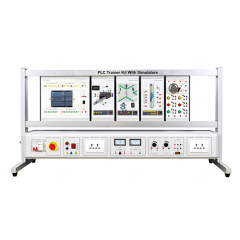 PLC Trainer Kit With Simulators Electrical Lab Equipment Educational Equipment Teaching Equipment