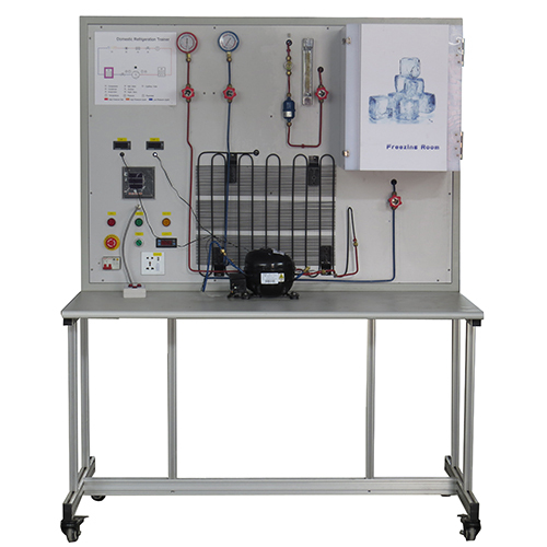 Учебное оборудование для бытового холодильного оборудования, лабораторное оборудование для холодильной техники, дидактическое оборудование, оборудование для профессионального обучения.