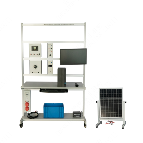 태양광 펌프 작동법 학습을 위한 이동식 교육용 벤치, 교육 장비, 기술 훈련, 재생 에너지 교육 시스템