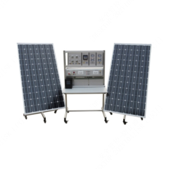 Sistema fotovoltaico para sistemas isolados da rede elétrica, equipamento educativo, formação em competências técnicas, sistema de formação em energias renováveis.