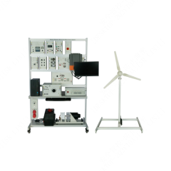 ม้านั่งเรียนเคลื่อนที่เกี่ยวกับอุปกรณ์การศึกษาแบบไฮบริดพลังงานลมและแสงอาทิตย์ การฝึกอบรมทักษะทางเทคนิค ระบบฝึกอบรมพลังงานหมุนเวียน