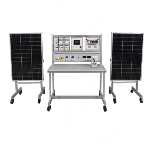 Système de formation aux panneaux photovoltaïques, équipement pédagogique, formation aux compétences techniques, générateur photovoltaïque