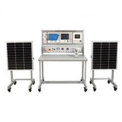 Système de formation photovoltaïque raccordé au réseau (version informatisée) - Matériel pédagogique - Équipement de formation aux compétences techniques - Système de formation aux générateurs photovoltaïques