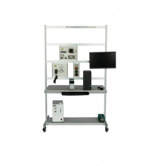 ม้านั่งสอนเคลื่อนที่เกี่ยวกับเทคโนโลยีเซลล์เชื้อเพลิง อุปกรณ์การศึกษา การฝึกอบรมทักษะทางเทคนิค ระบบฝึกอบรมพลังงานหมุนเวียน