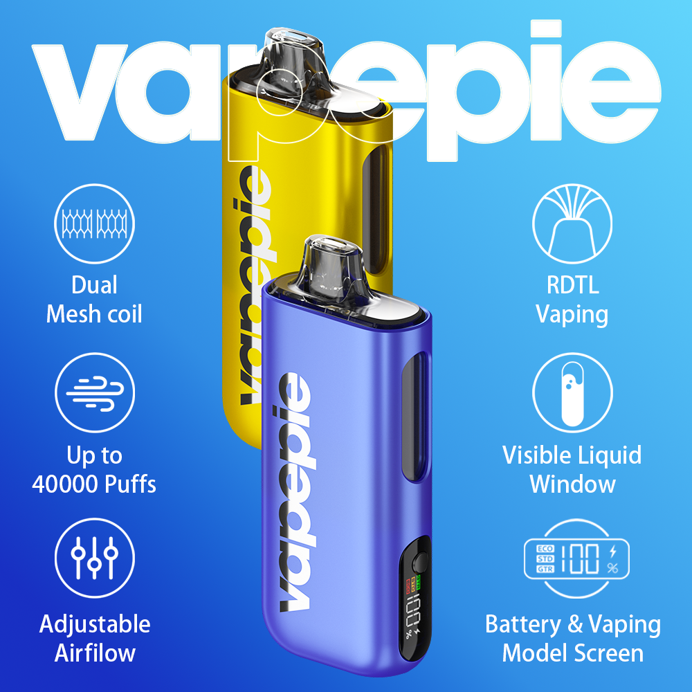 VAPEPIE MAX 40K: Desechable Recargable con Sabores Mixtos y Máxima Autonomía